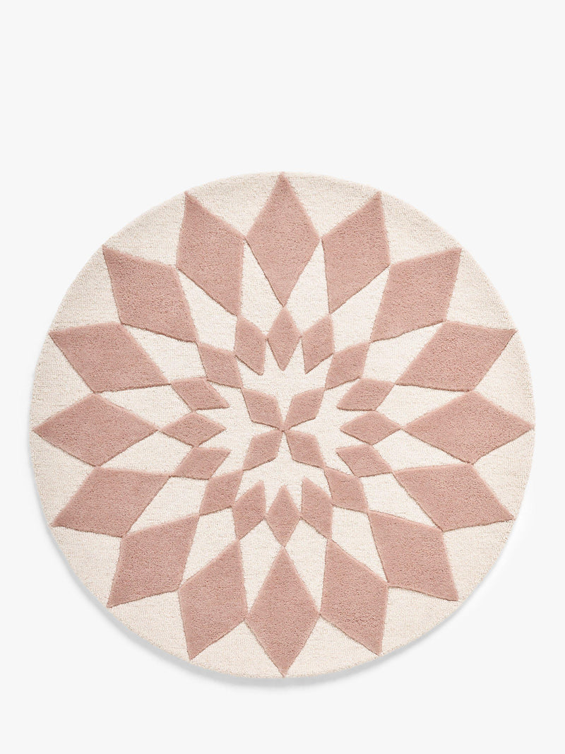 John Lewis Starburst Wool Rug 100cm, UK version