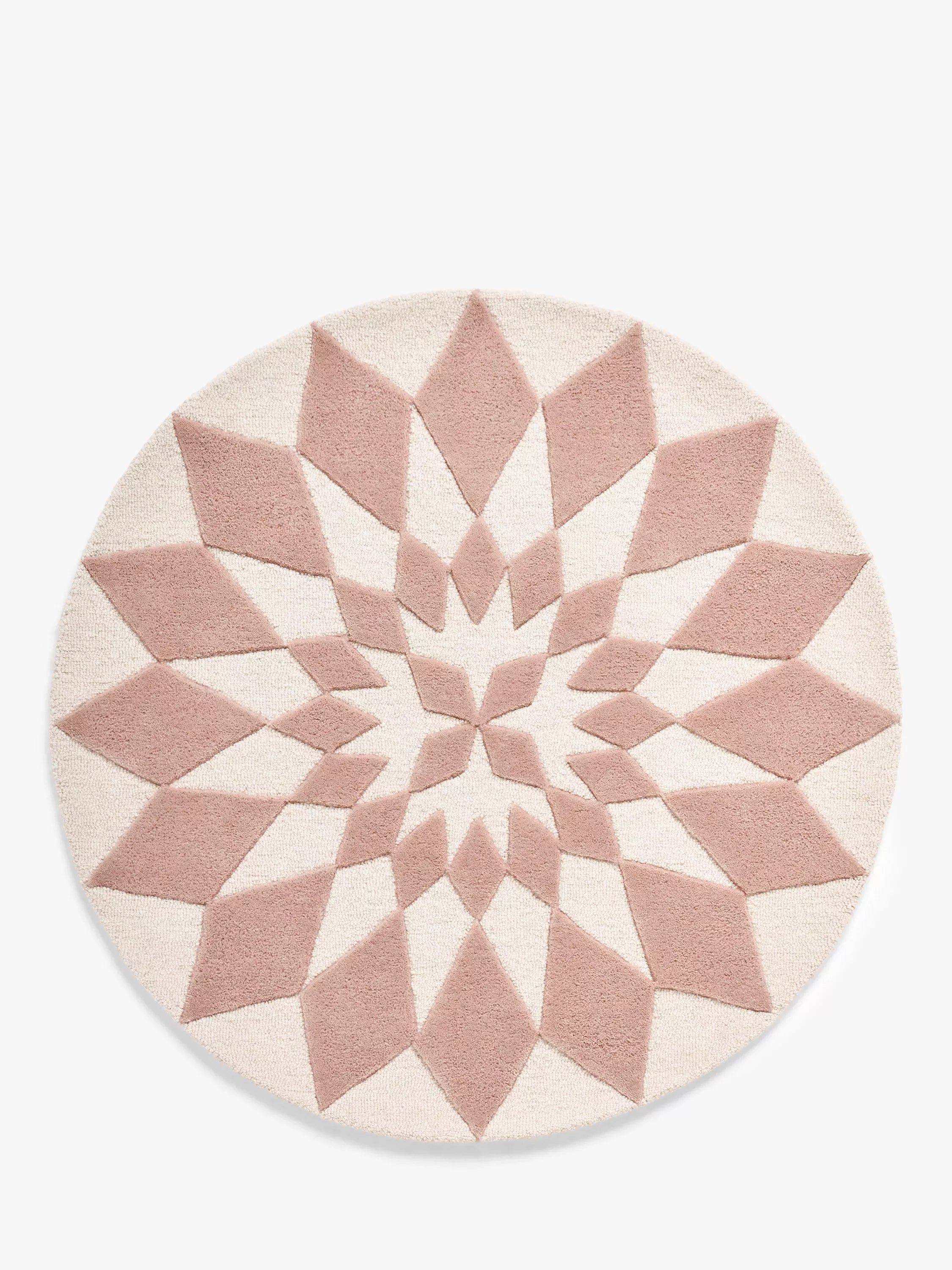 John Lewis Starburst Wool Rug 100cm, UK version