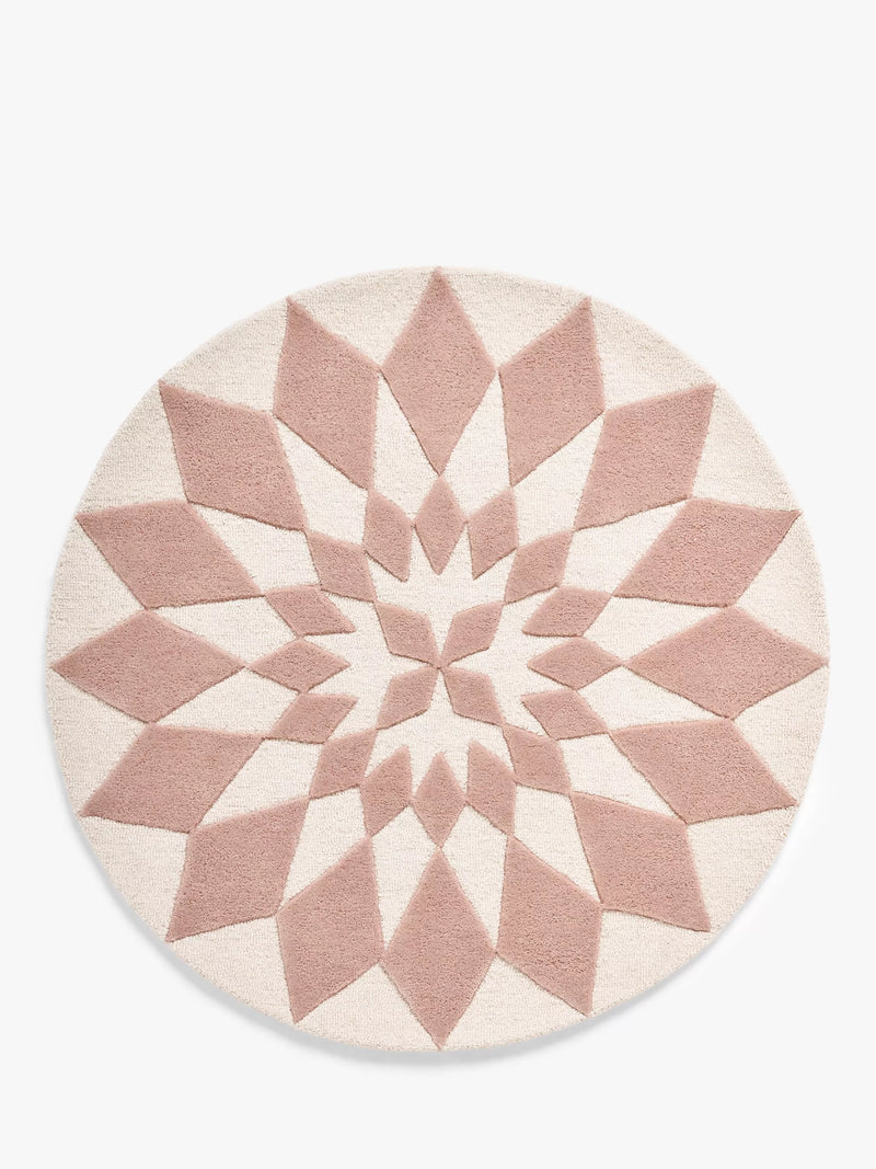 John Lewis Starburst Wool Rug 100cm, UK version