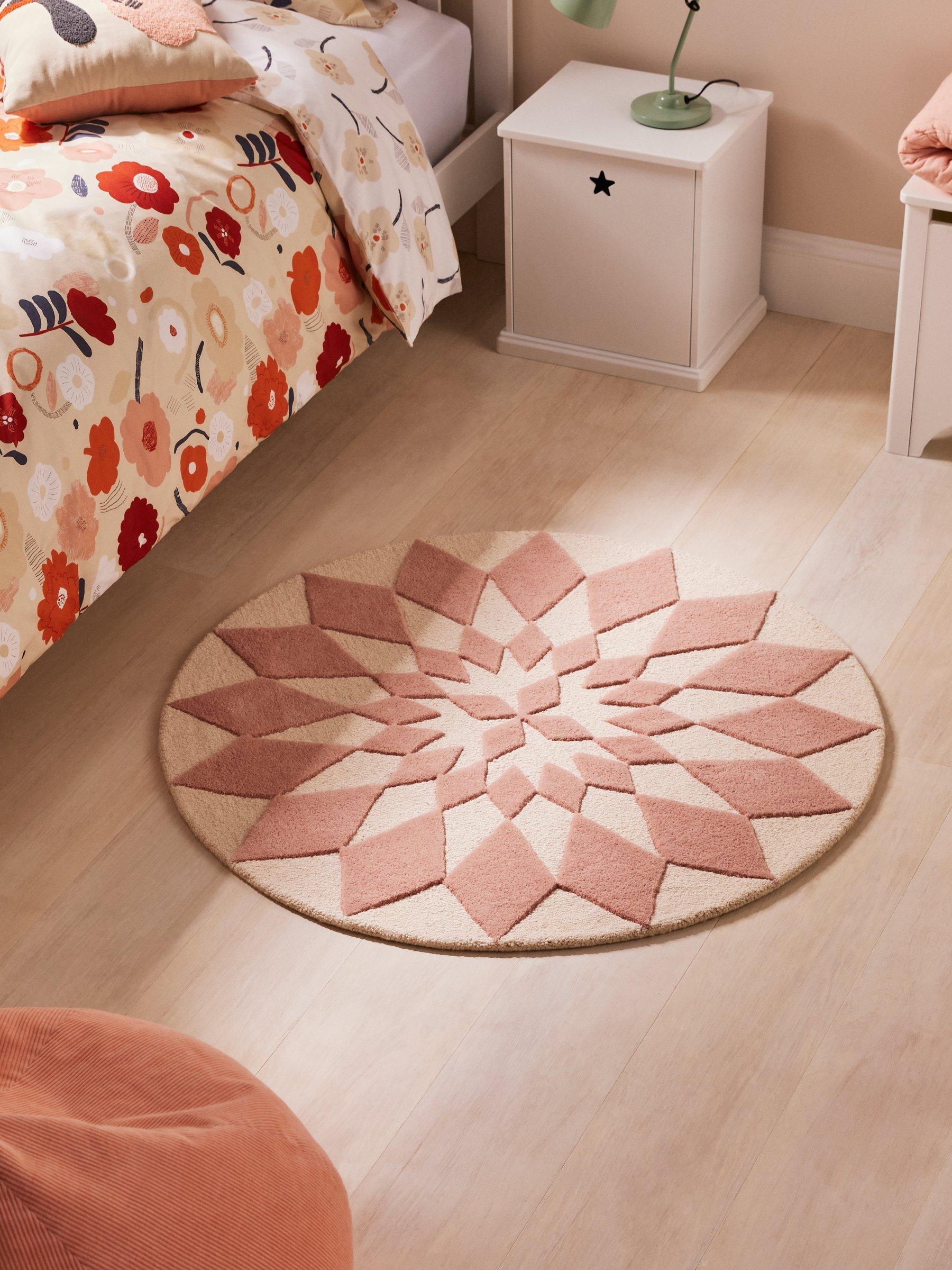 John Lewis Starburst Wool Rug 100cm, UK version