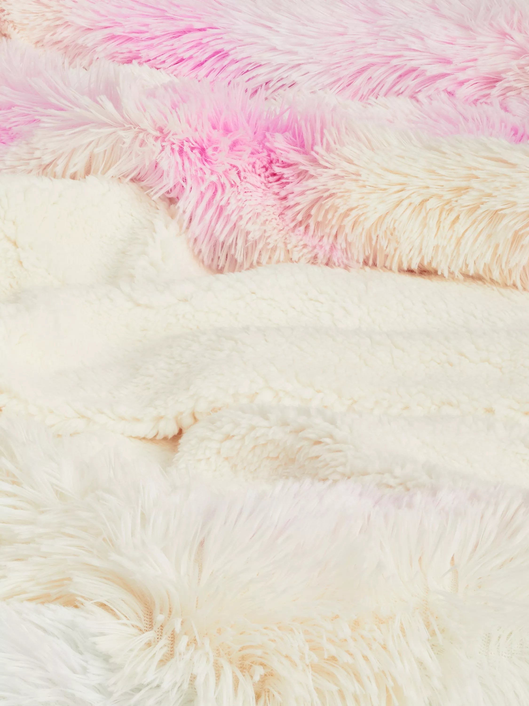John Lewis kids' ombre faux fur throw, UK version