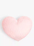 John Lewis Kids' Faux Fur Heart Cushion