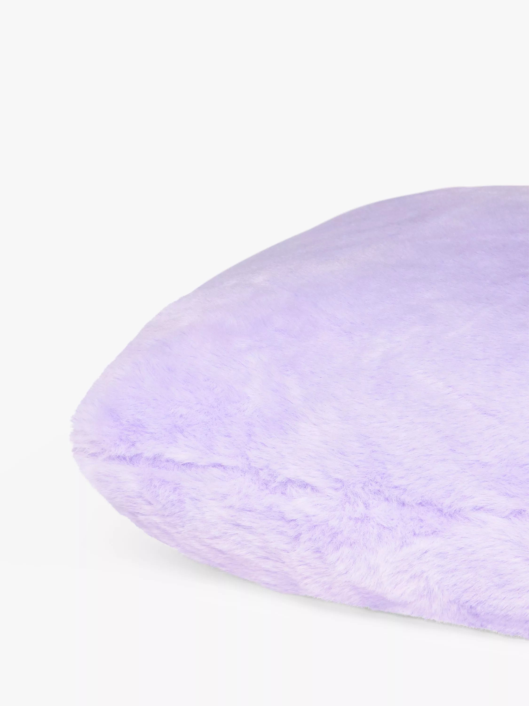 John Lewis kids' faux fur heart cushion, UK version