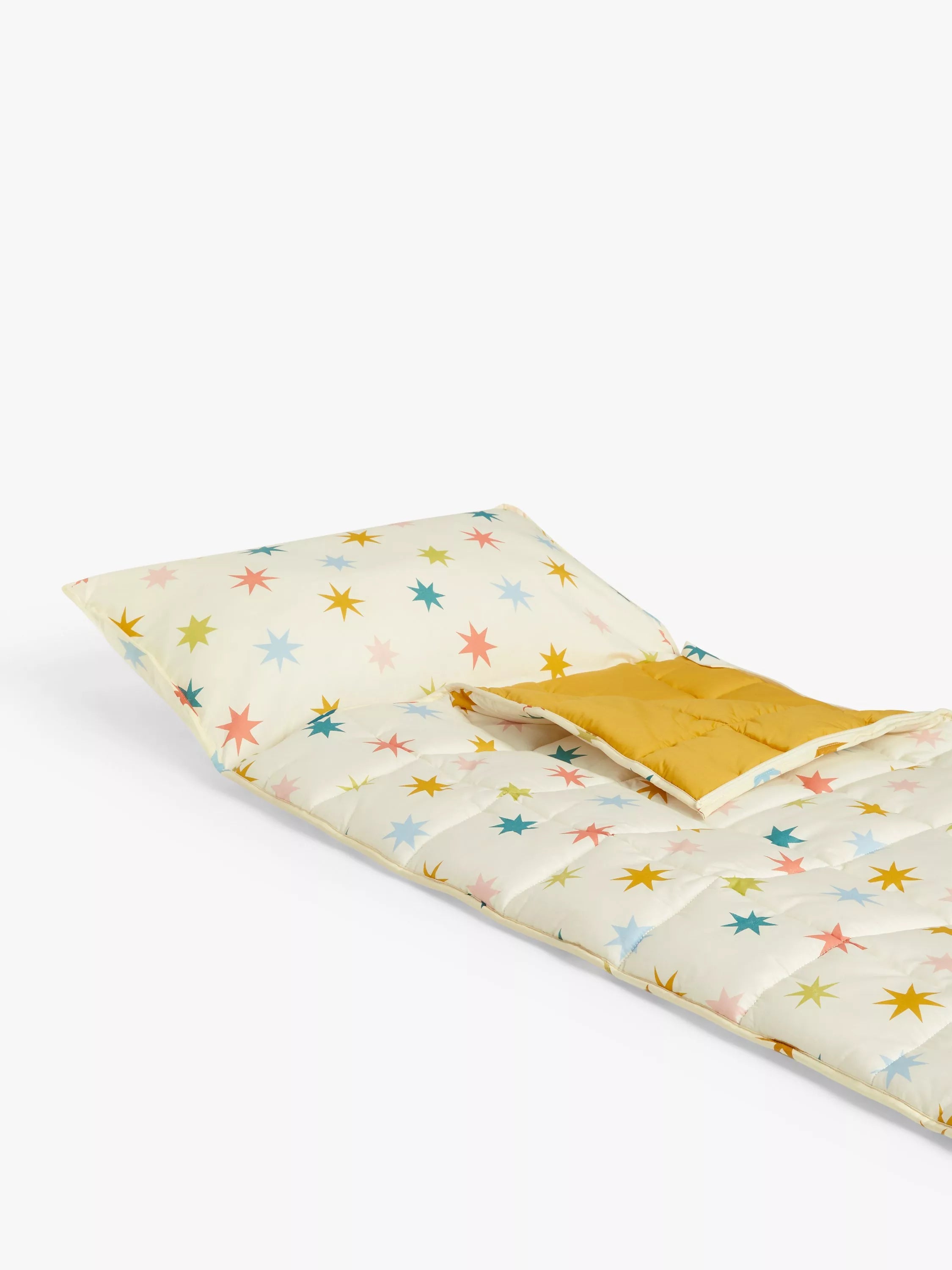 John Lewis star print pure cotton sleepover bag (British brand)