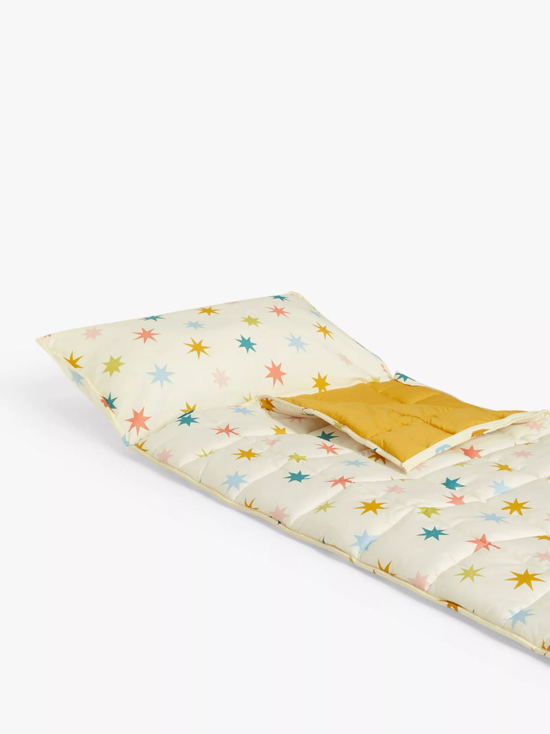 John Lewis star print pure cotton sleepover bag (British brand)