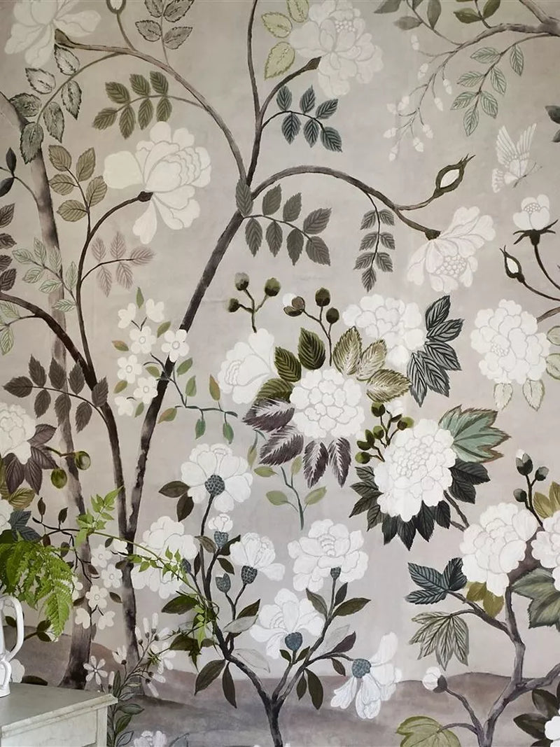 Floral Scenic Wallpaper Panel Set 140cm x 300cm
