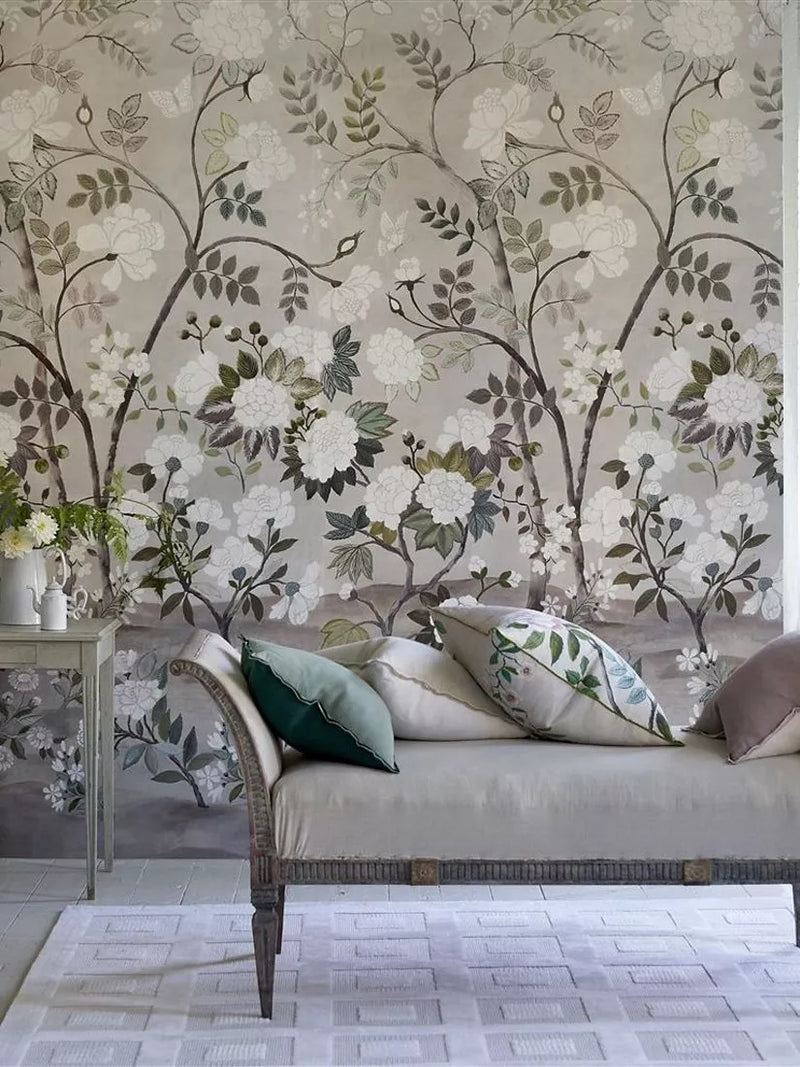 Floral Scenic Wallpaper Panel Set 140cm x 300cm