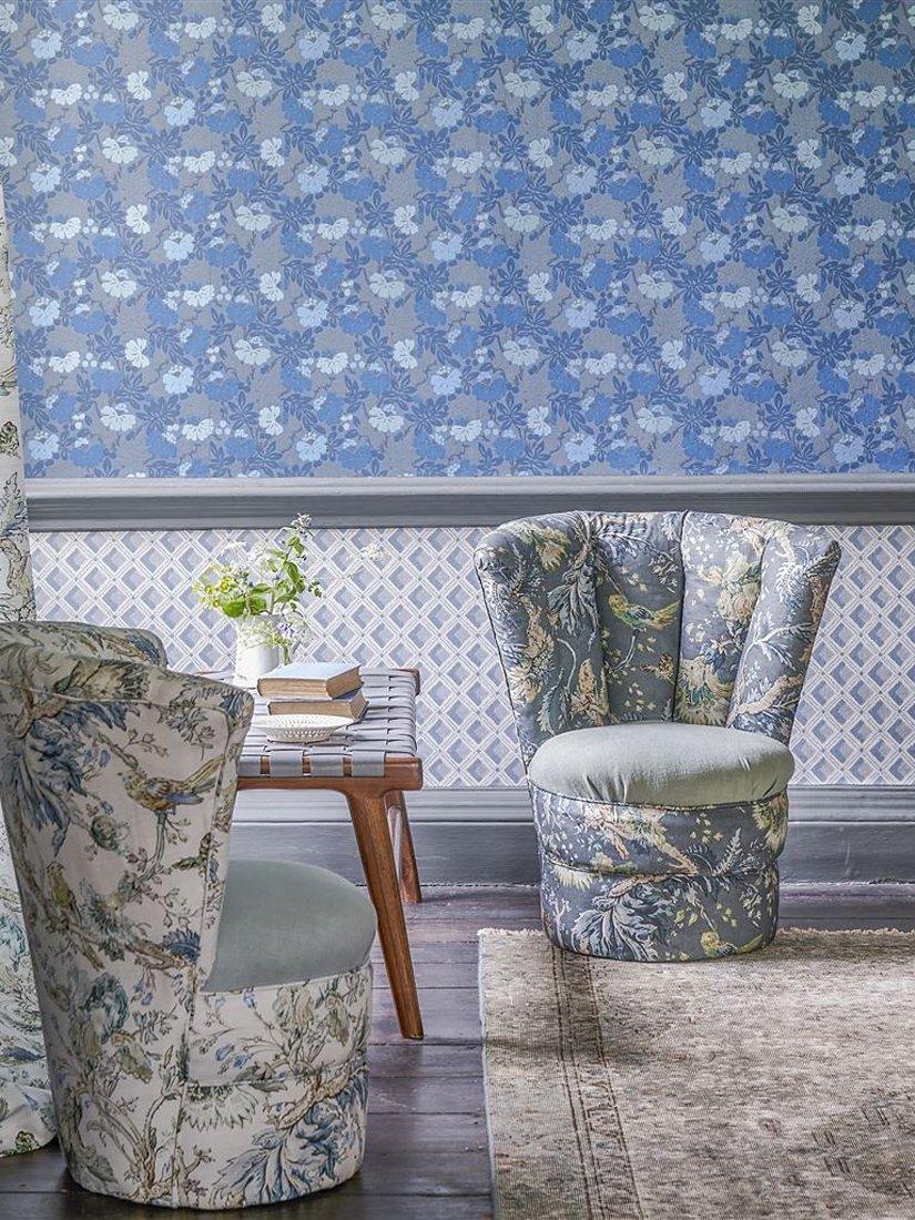 English Heritage von Designers Guild Amsee Geo Tapete