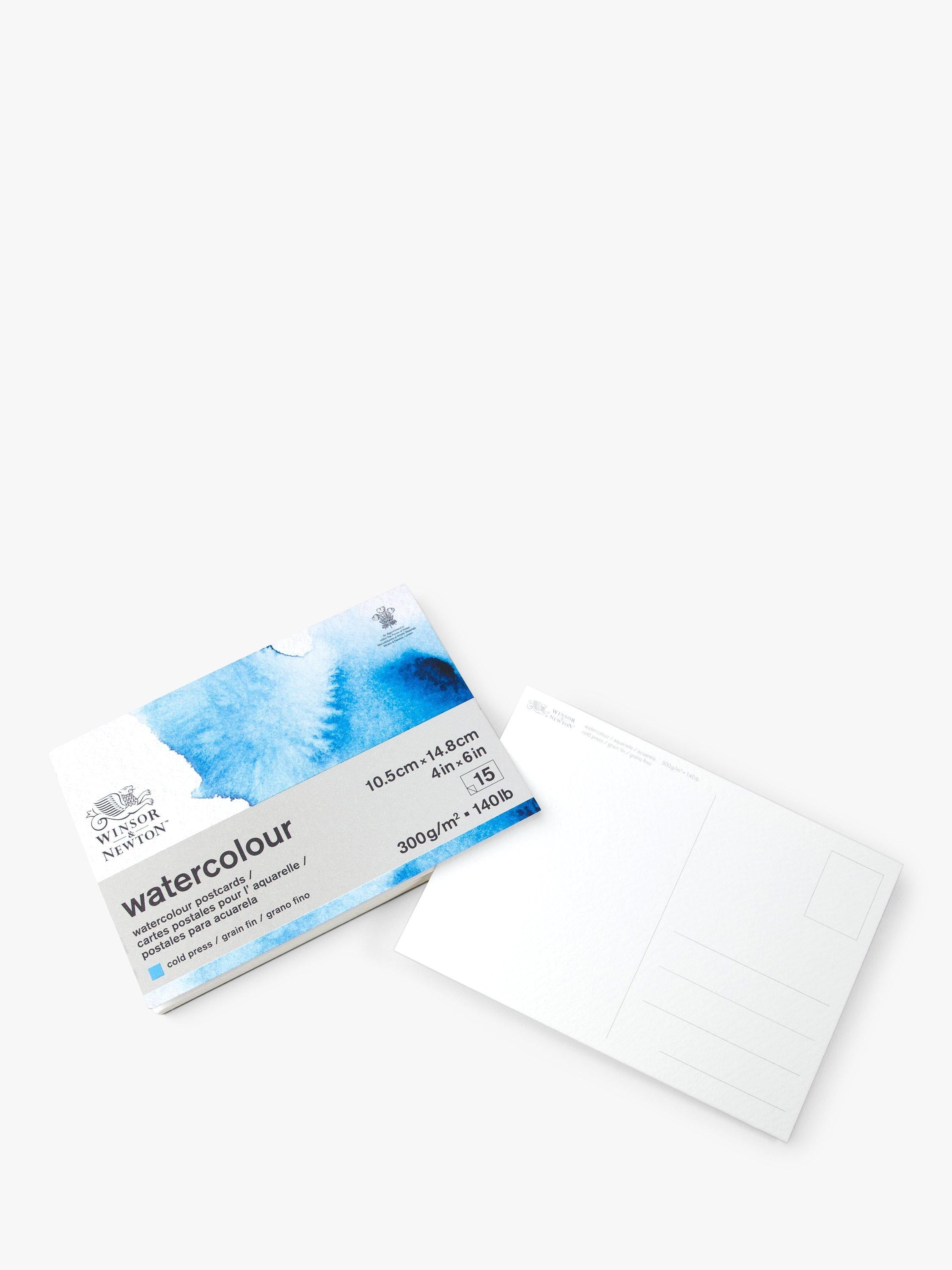 Winsor & Newton Watercolour Paper Postcards, Pack of 15