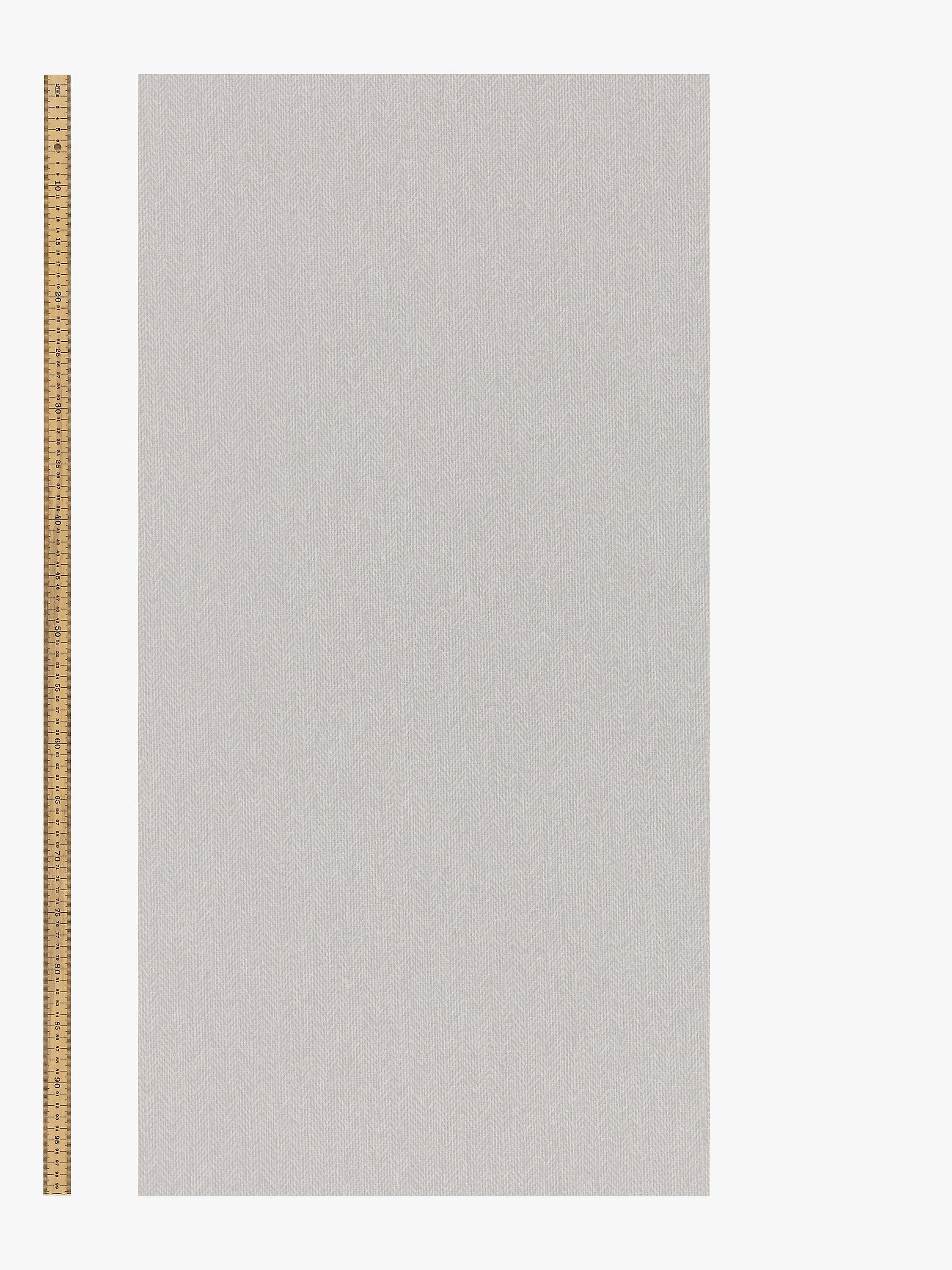 John Lewis herringbone vinyl wallpaper pale grey - British product