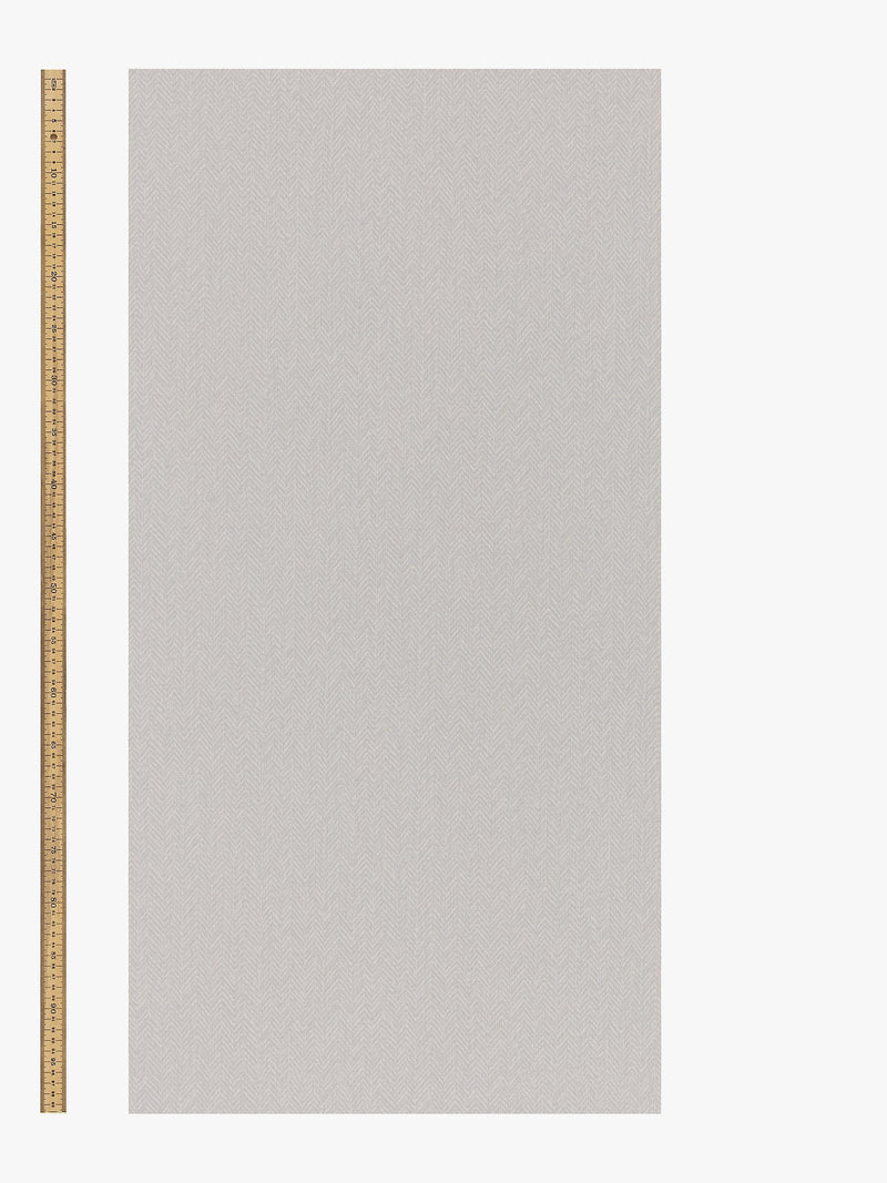 John Lewis herringbone vinyl wallpaper pale grey - British product