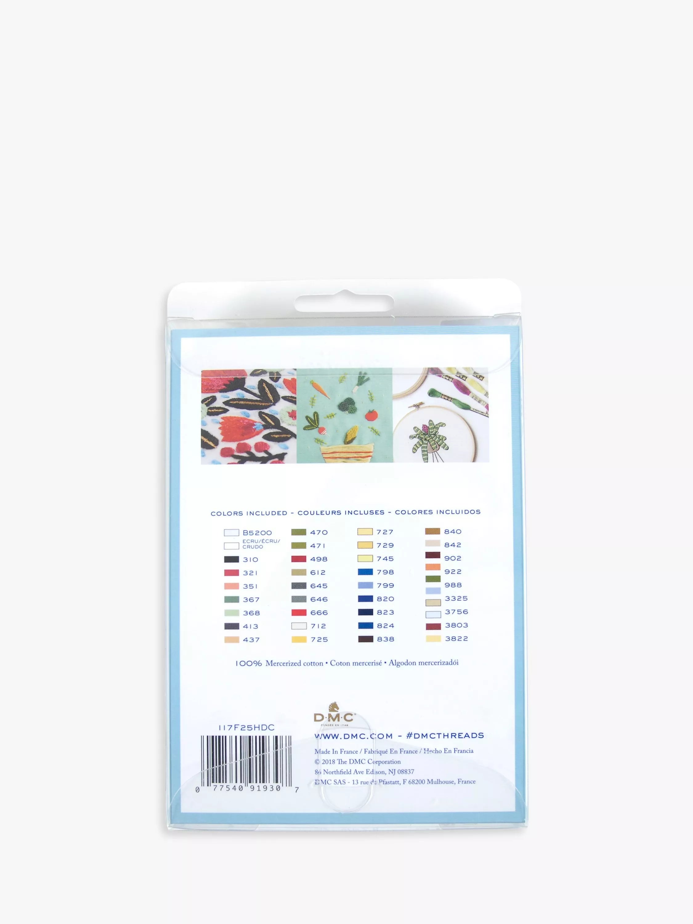 DMC embroidery thread 36 colours - British product