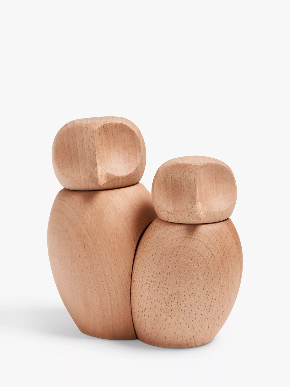 John Lewis owl ornament set FSC beech wood, UK version