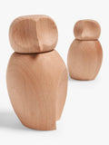 John Lewis owl ornament set FSC beech wood, UK version