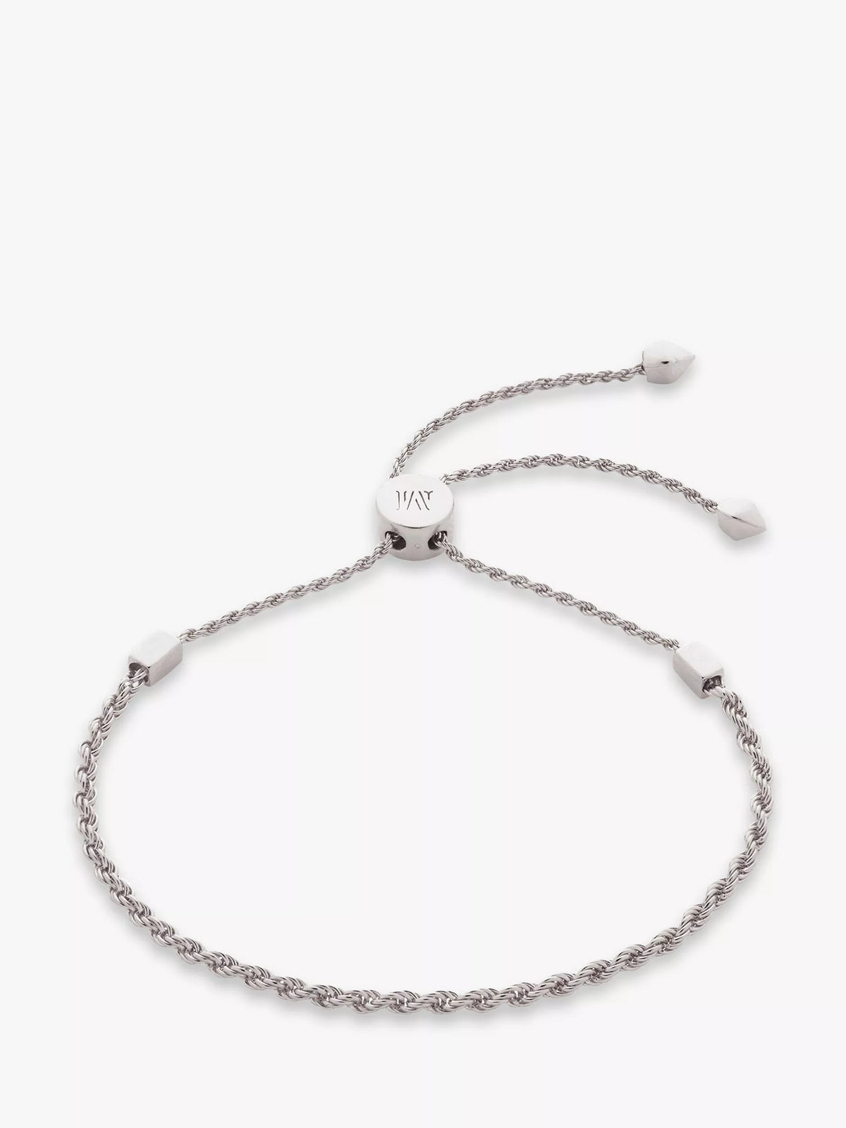 Monica Vinader Corda Rope Chain Bracelet Silver - British product