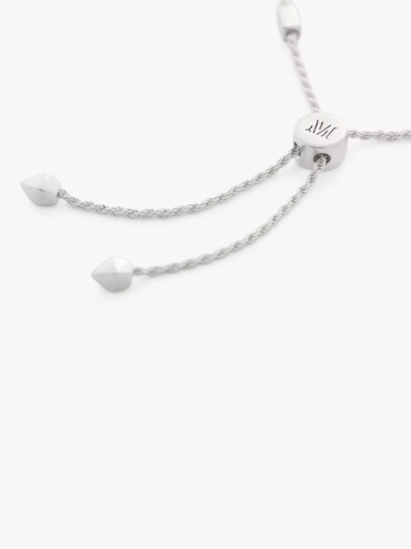 Monica Vinader Corda Rope Chain Bracelet Silver - British product
