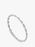 Monica Vinader Corda Skinny Stacking Ring, Silver