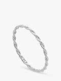 Monica Vinader Corda Skinny Stacking Ring, Silver