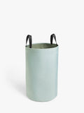 John Lewis canvas laundry basket H58cm Dia37cm, UK version