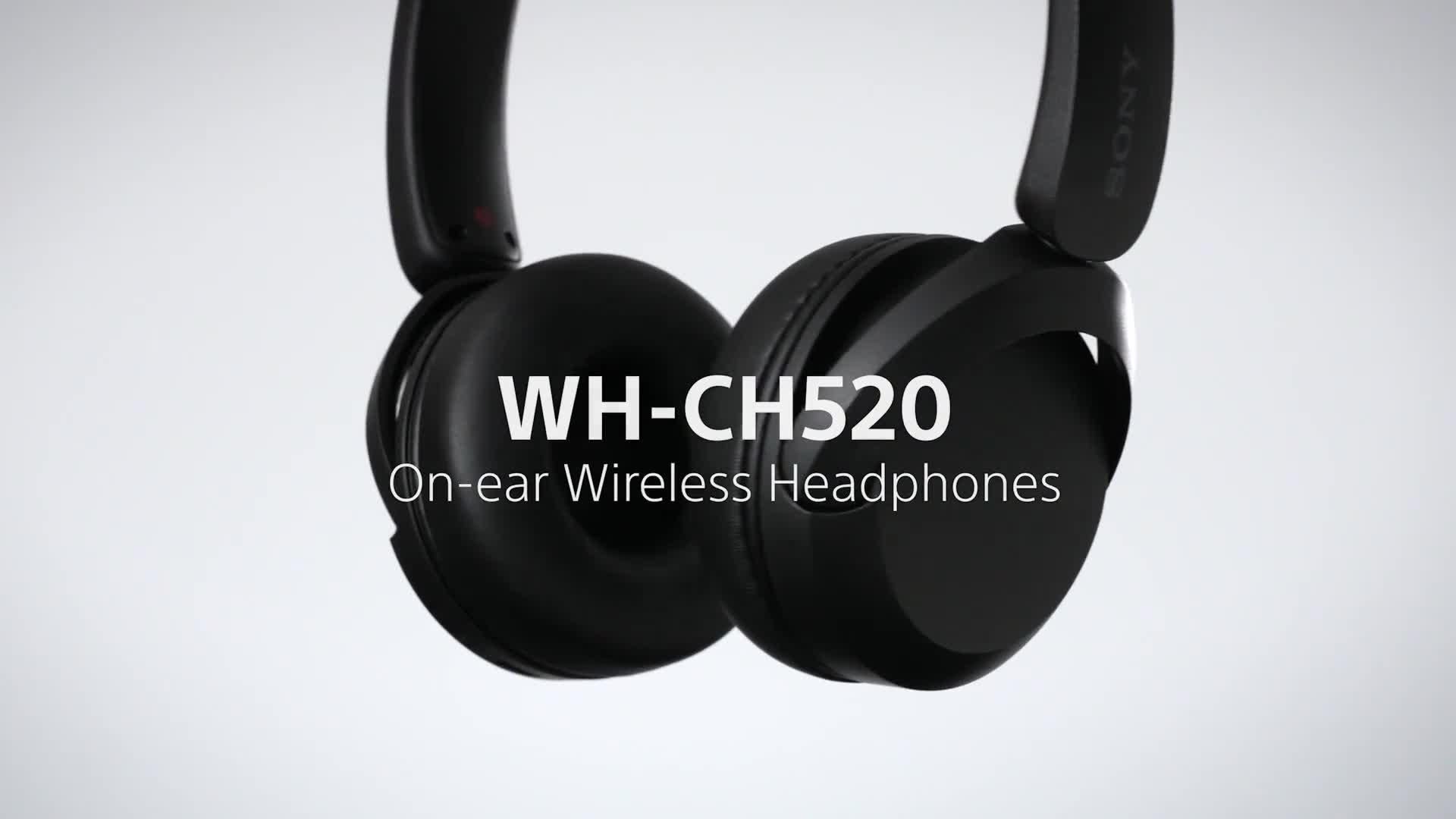 Sony WH-CH520 trådløse hodetelefoner på øret, britisk versjon