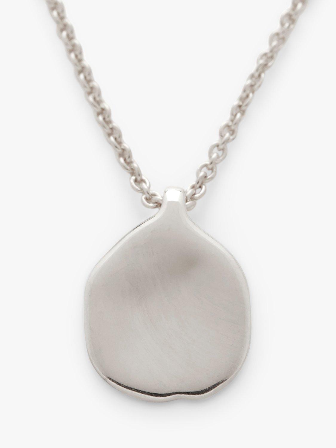 Monica Vinader Siren Petal chain necklace sterling silver (British brand)
