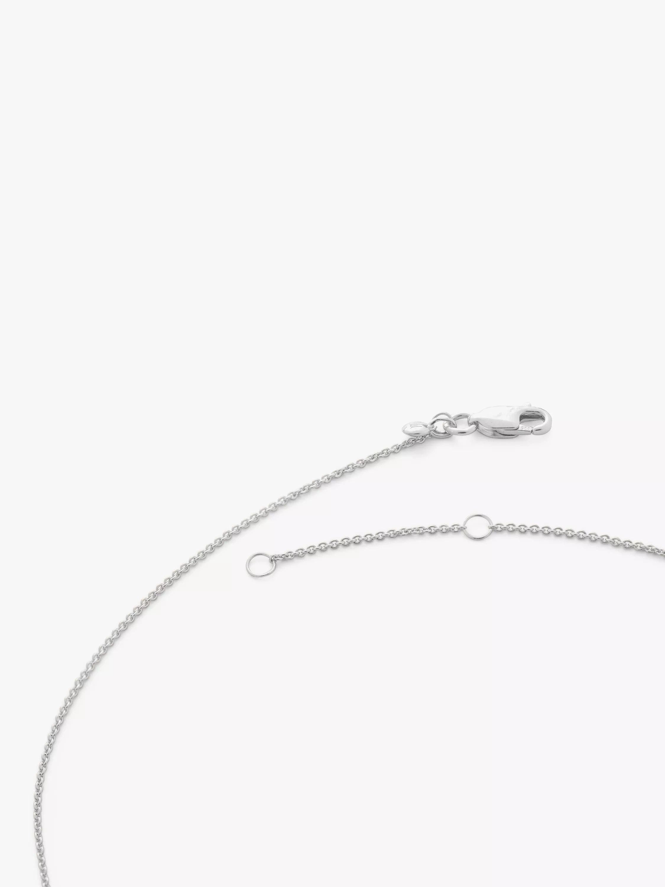 Monica Vinader Siren Petal chain necklace sterling silver (British brand)