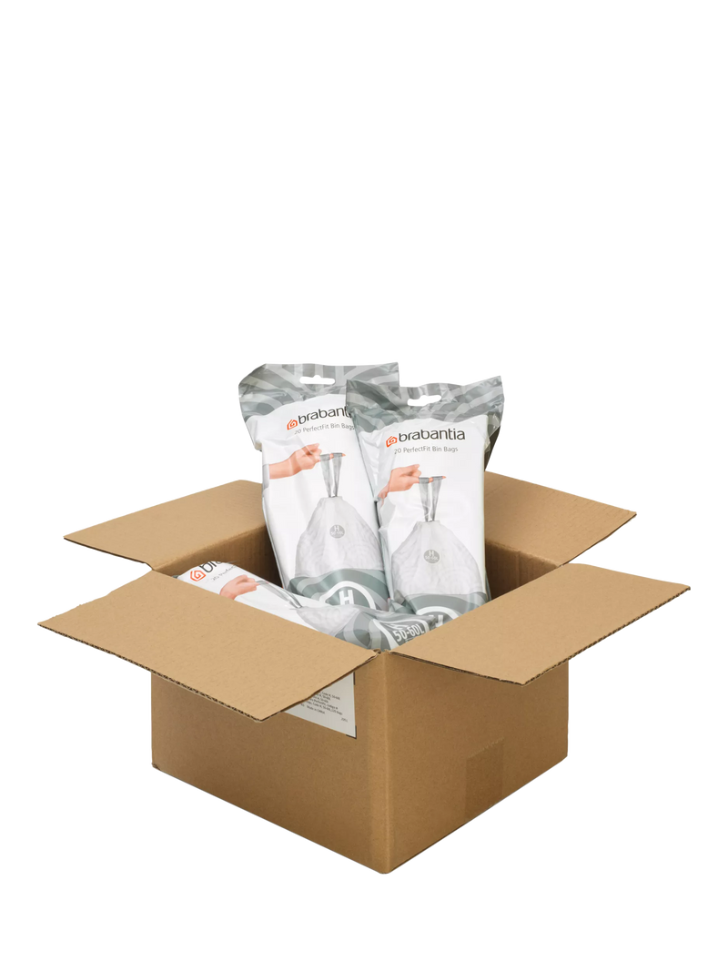 Brabantia PerfectFit bin liners 50-60L 120 bags - British product