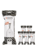 Brabantia PerfectFit bin liners 60L 120 bags - British product