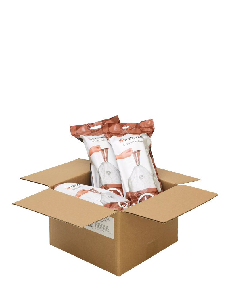 Brabantia PerfectFit bin liners 40-45L (British brand)