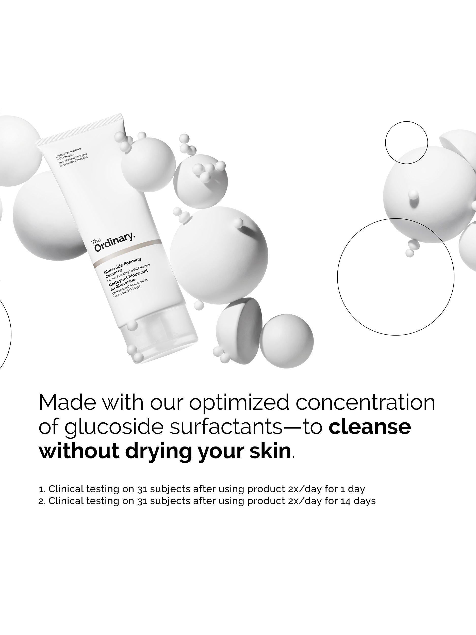 The Ordinary Glucoside Foaming Cleanser Ideal for Oily Skin, 150ml