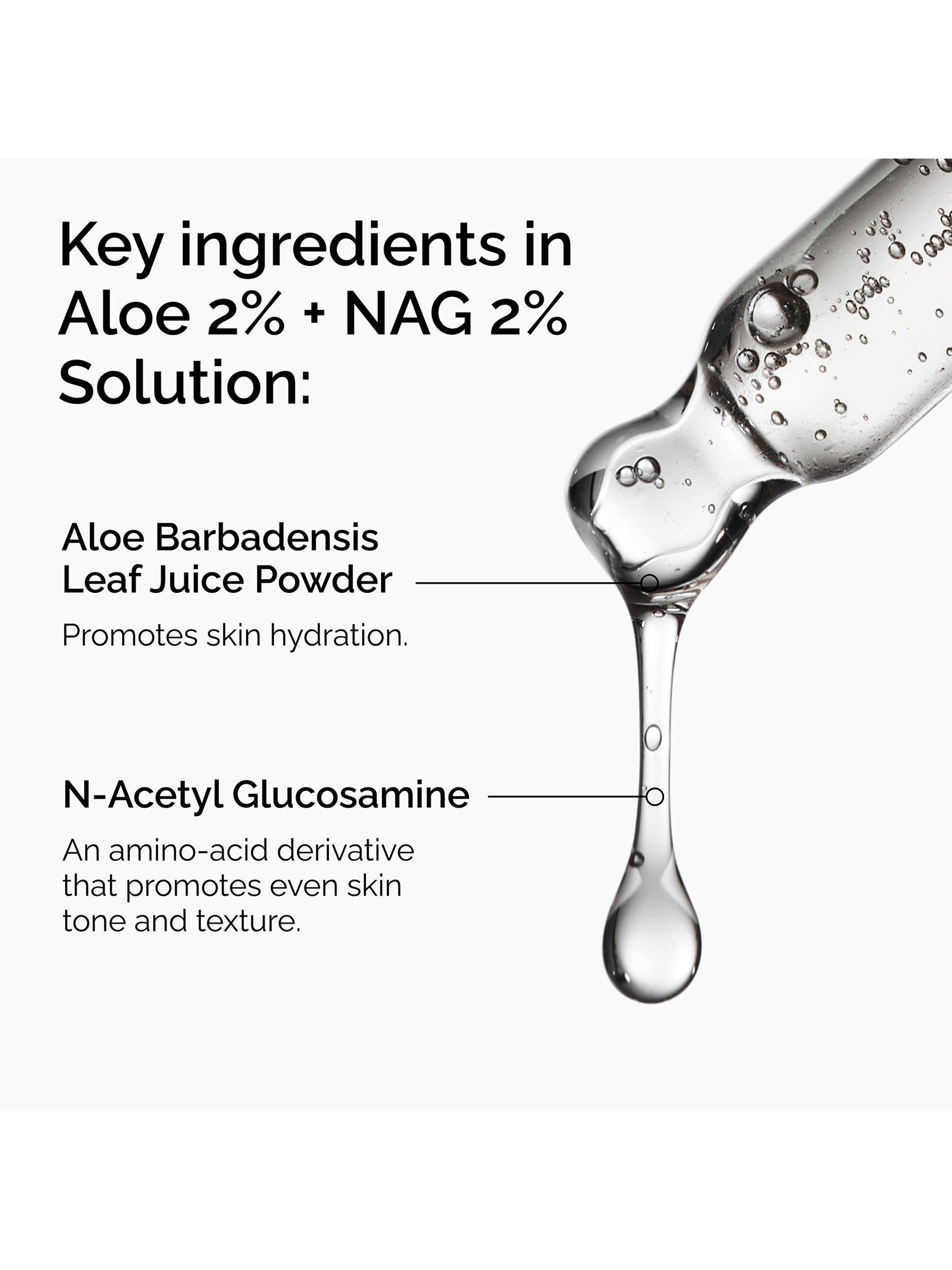 The Ordinary Aloe 2% NAG serum 30ml (British brand)