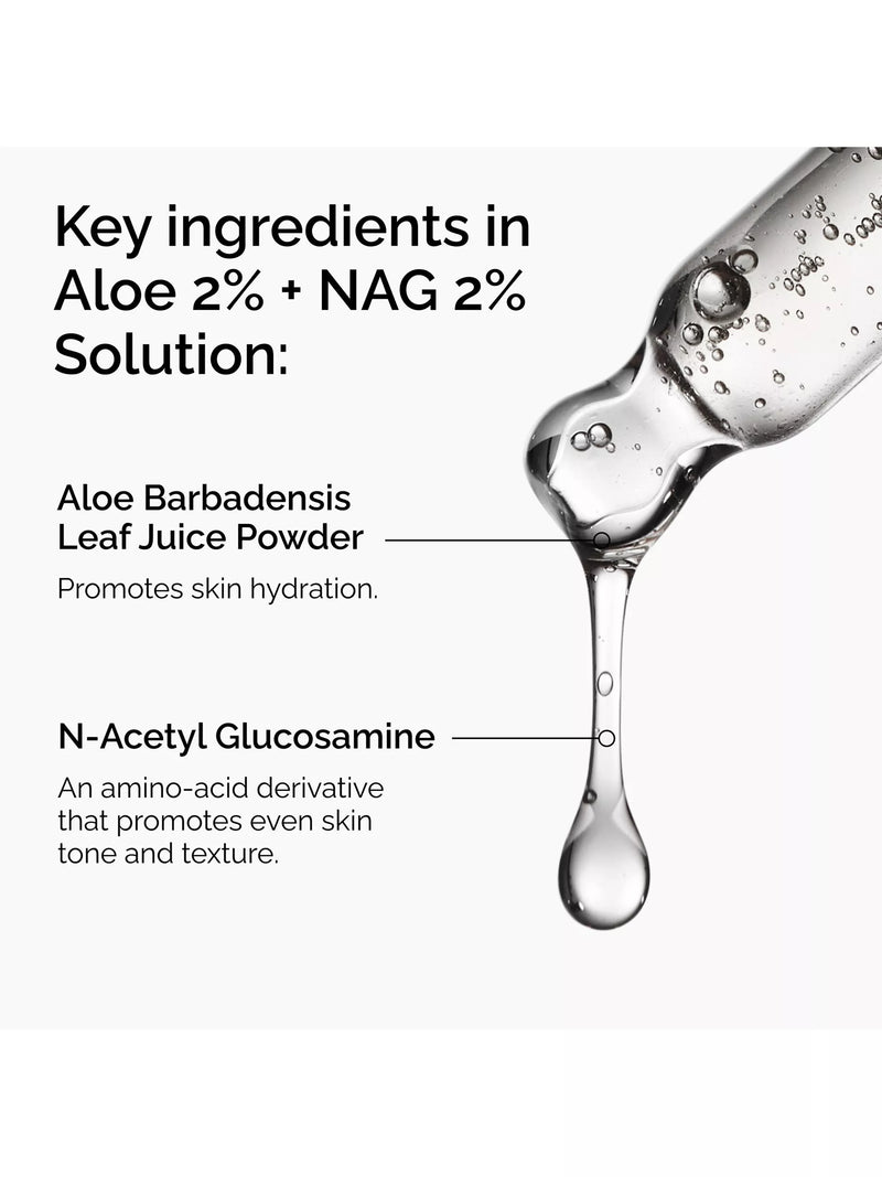 The Ordinary Aloe 2% NAG serum 30ml (British brand)