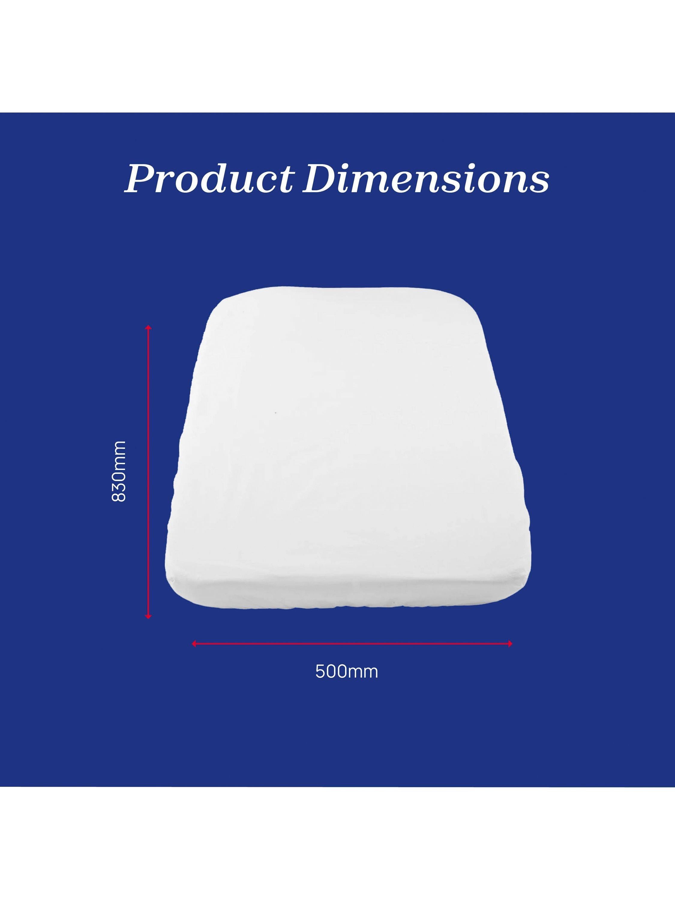 Chicco terry cloth mattress cover white, imported from the UK
