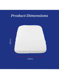 Chicco terry cloth mattress cover white, imported from the UK