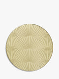 John Lewis etched scallop stainless steel coasters set of 4, imported from the UK