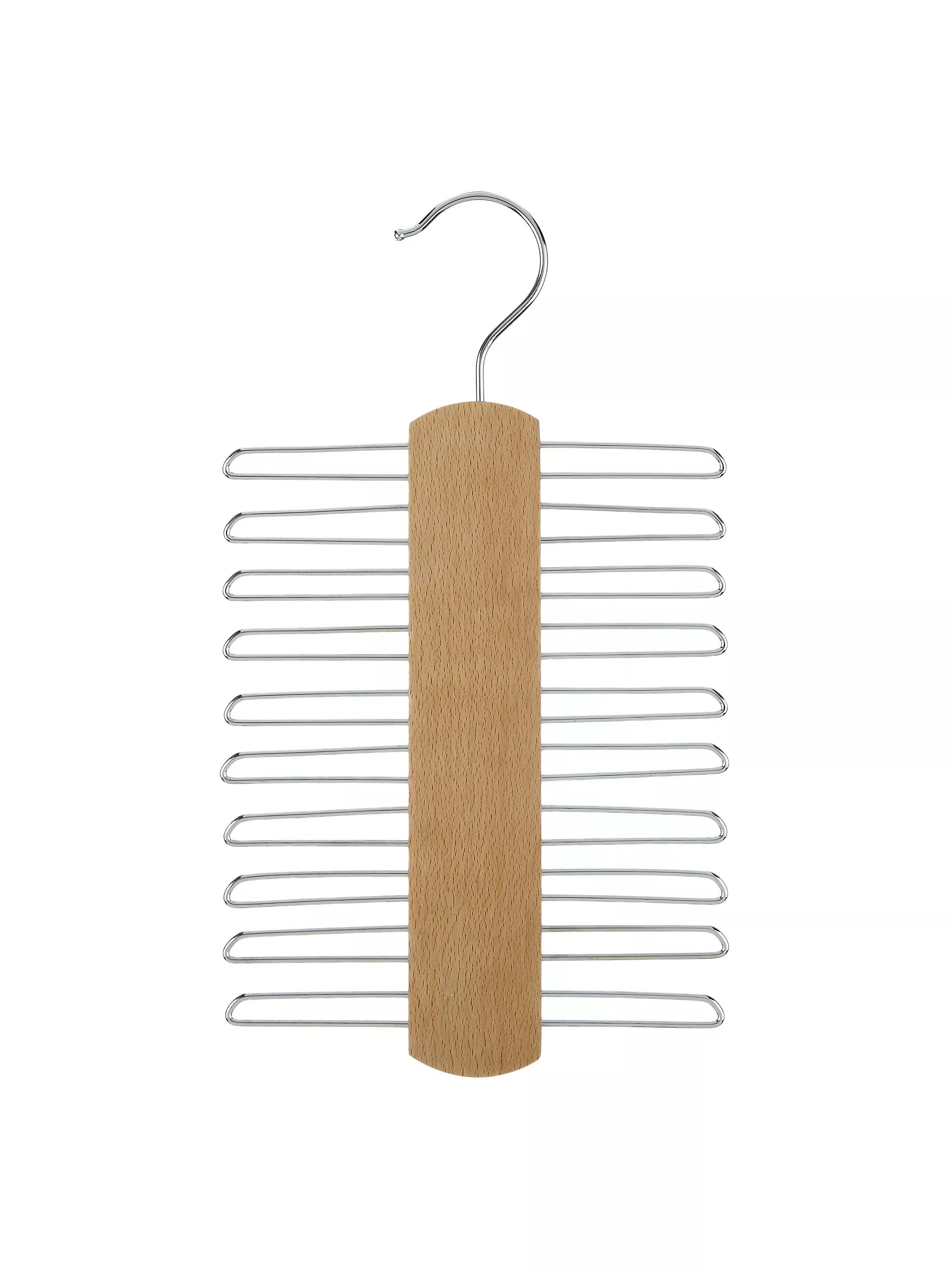 John Lewis tie hanger natural beech wood - British product