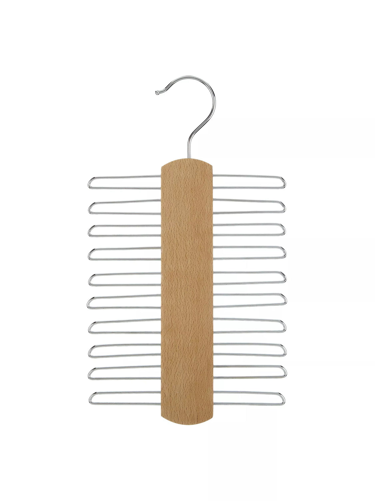 John Lewis tie hanger natural beech wood - British product