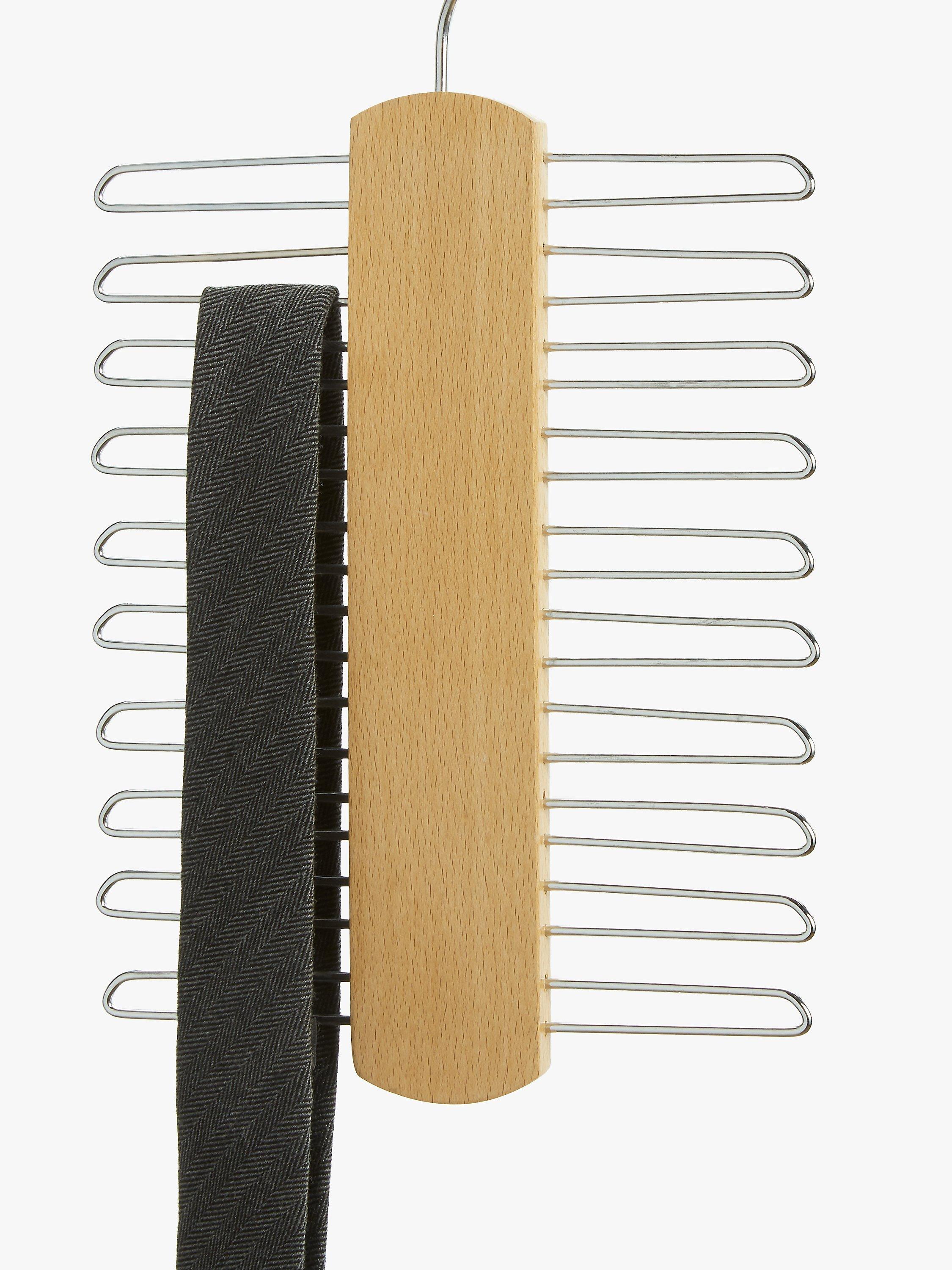 John Lewis tie hanger natural beech wood - British product
