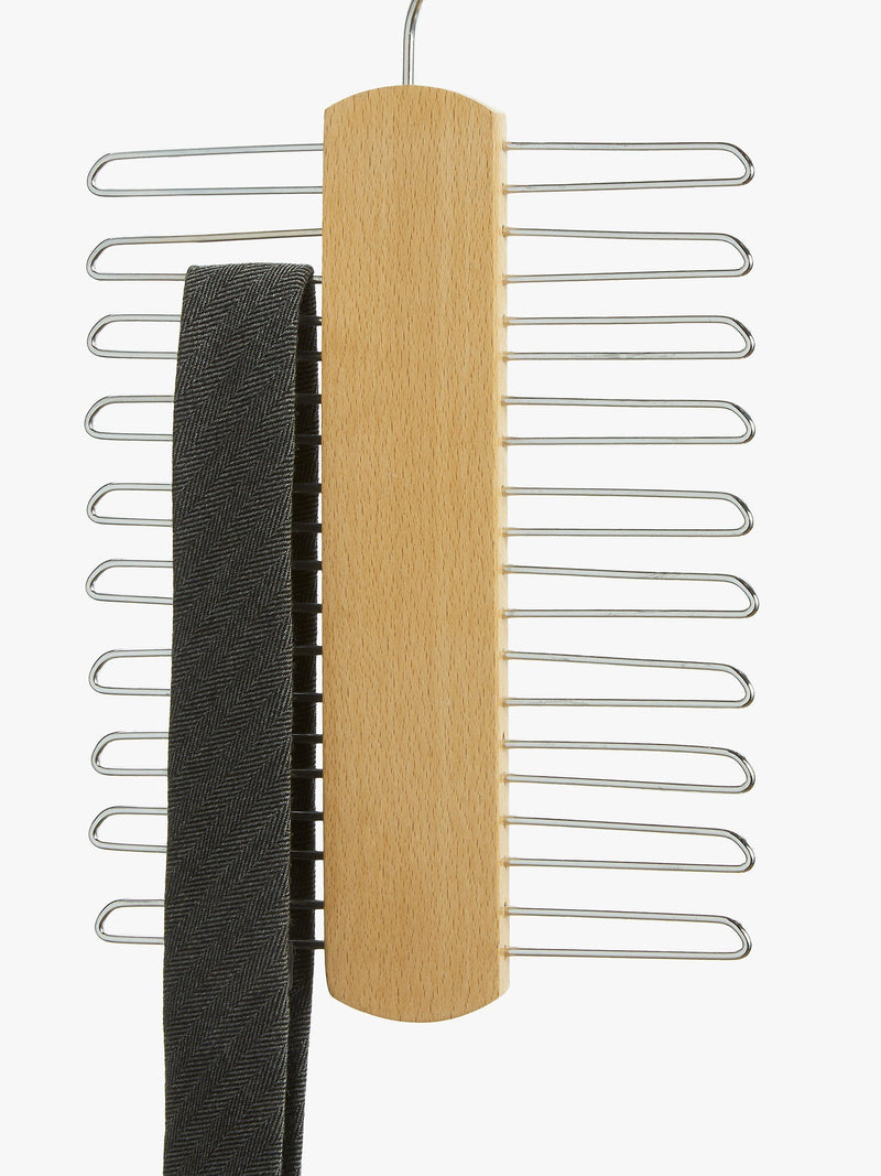 John Lewis tie hanger natural beech wood - British product