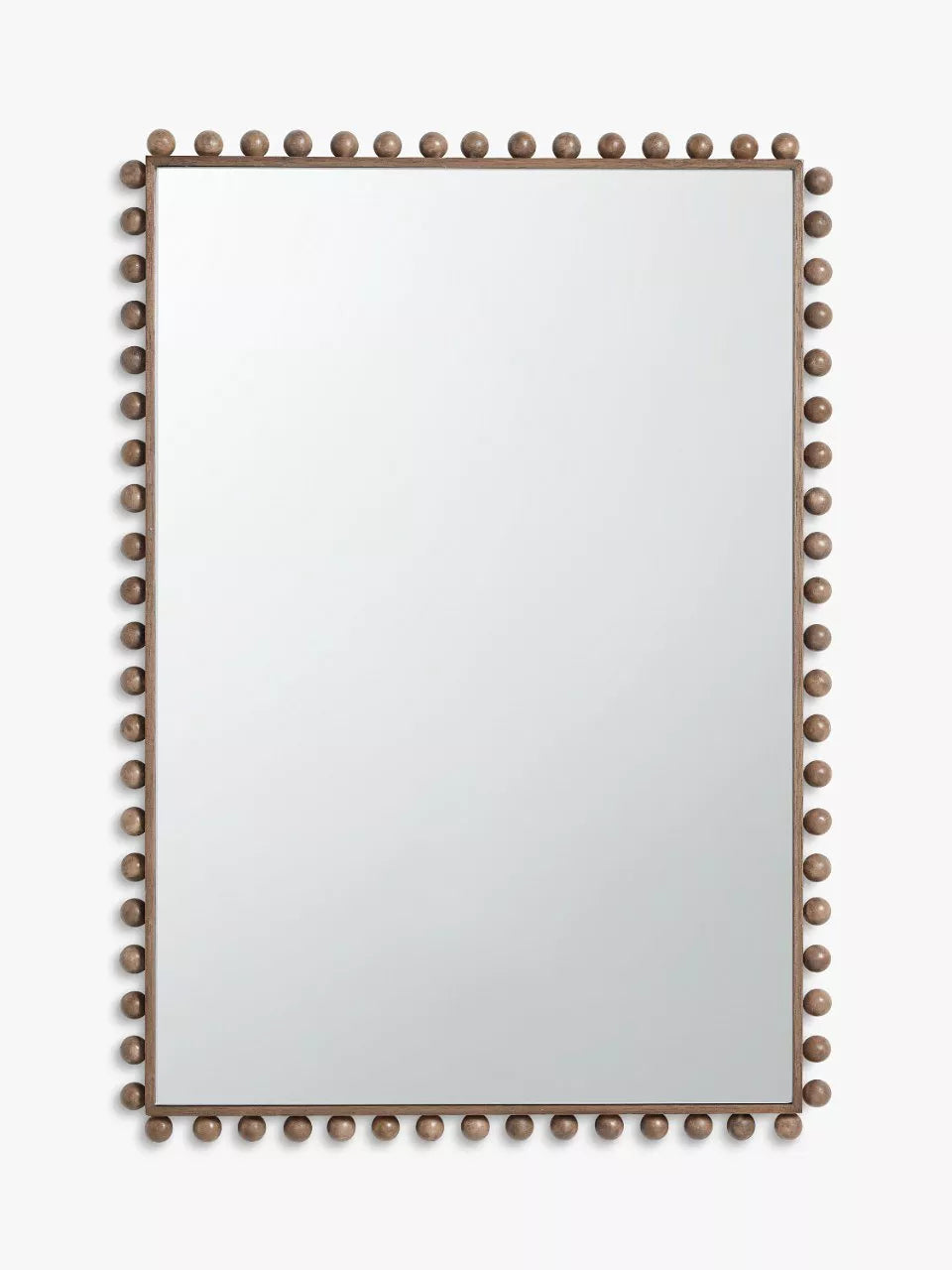 John Lewis Bobbin rectangular wood frame mirror 85x60cm - British product
