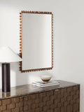 John Lewis Bobbin rectangular wood frame mirror 85x60cm - British product