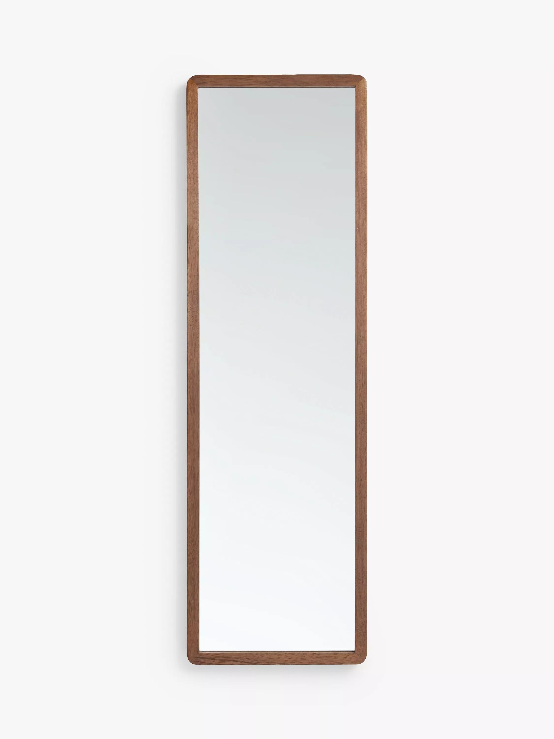 Miroir de entrée John Lewis Slim en bois de chêne massif, 140 x 43 cm