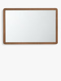 John Lewis solid oak rectangular wall mirror 75x50cm (ماركة بريطانية)