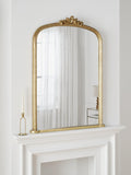 John Lewis vintage ornate gold overmantel mirror 85x115cm (British brand)