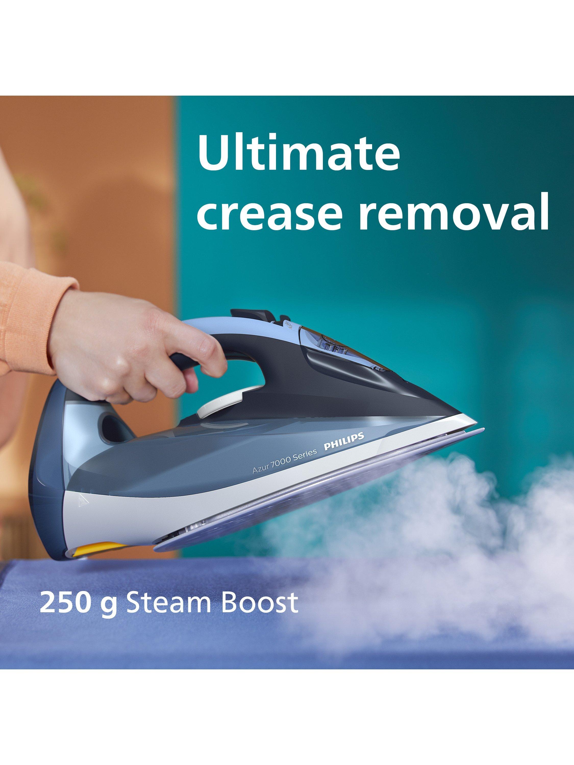 Philips 7000 Series SteamGlide Plus steam iron blue (British brand)