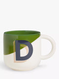 John Lewis Alphabet Fine China Mug - D