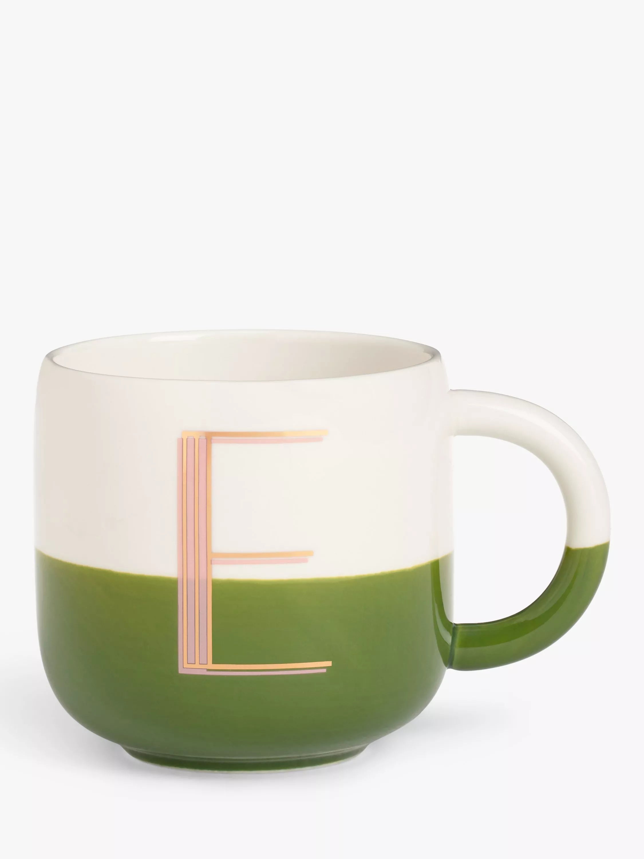 John Lewis Alphabet Fine China Mug - H