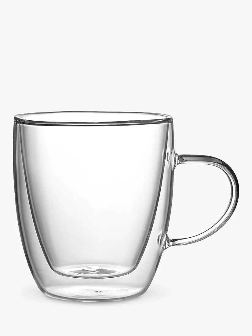 Bialetti double-walled coffee glasses set of 2 350ml - British product
