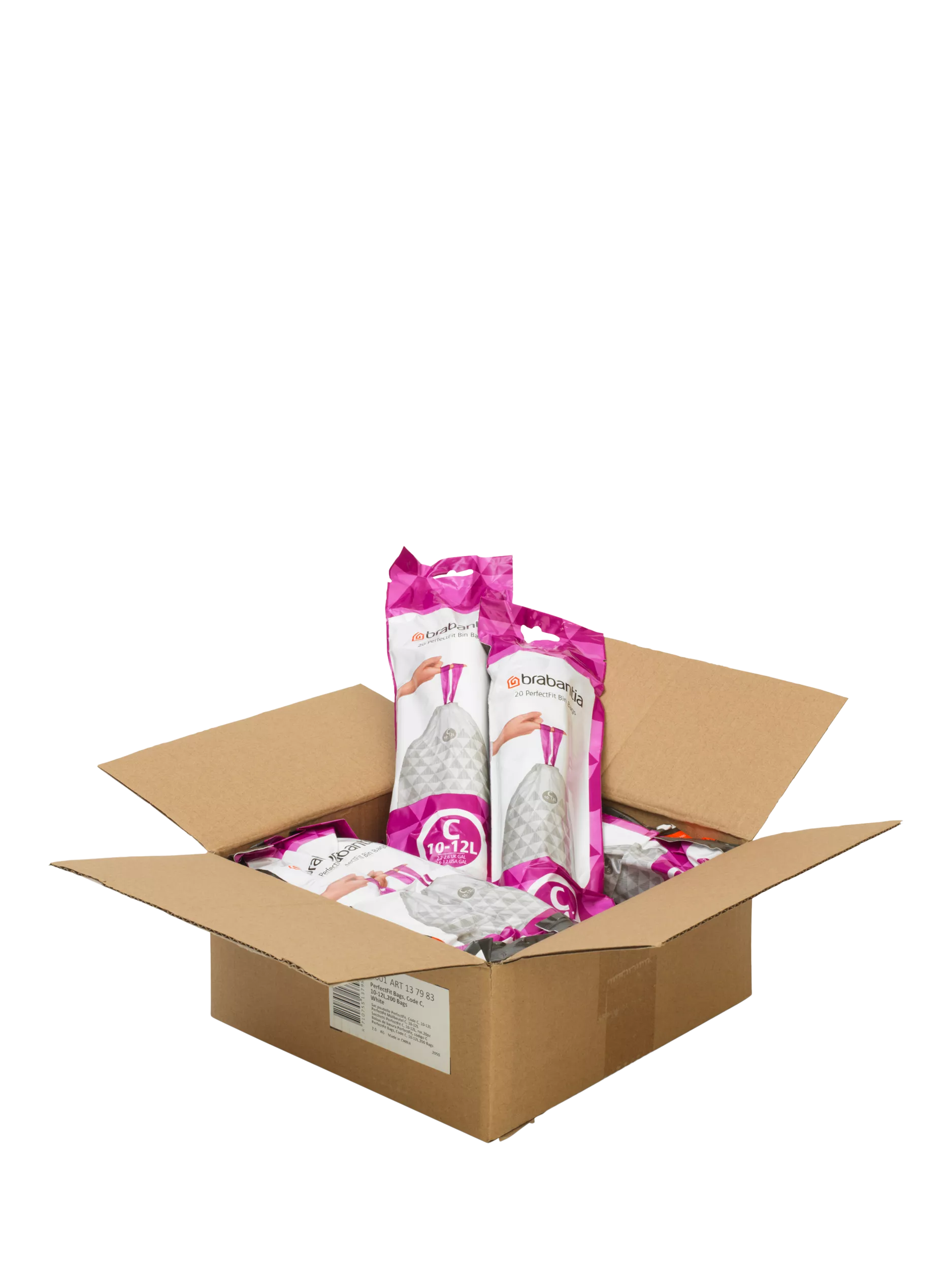 Brabantia PerfectFit bin liners Size C 10-12L - British product