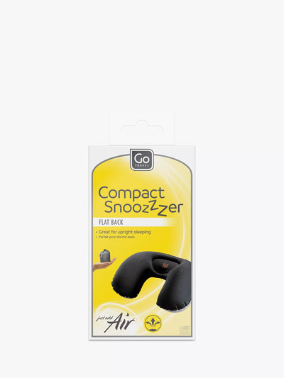 John Lewis Go Travel Compact Snoozer Travel Pillow, Black- Buy online at McGrocer